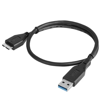 USB 3.0 Duomenų Kabelis Vyrų Konverteris Išorinį Kietąjį Diską Diskas HDD Didelės Spartos USB3.0 AM MICRO B Male Kabelio su Adapteriu Skaičiuoklė