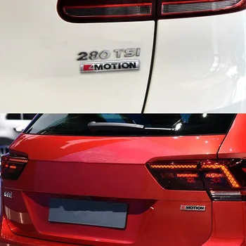 Volkswagen 4Motion 4 Motion ABS Galinis bagazines dangtis Decal Golf Passat CC R32 R36 Touareg Teramont TSS Lipdukas Automobilio Stiliaus