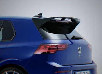 Volkswagen GOLF 8 MK8 spoileris 2020 2021 golfo 8 stogo, sparno aukštos kokybės ABS medžiagos, automobilių galinis sparnas spalvos galinis spoileris