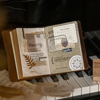 XINAHER Senovinių muzikos rankraščių apdailos antspaudas medinių antspaudų už scrapbooking kanceliarinės prekės 