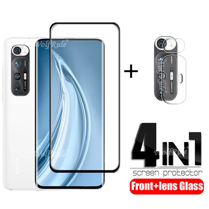 4-in-1 Xiaomi Mi 10s Stiklo Mi 10s Grūdintas Stiklas Telefono Filmas HD Ekranas Protetor Už Xiaomi Mi 10s 10 s Mi10s Objektyvas Filmas