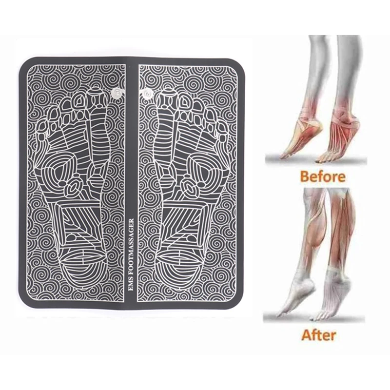 EMS Foot Massager Trinkelėmis Kojų Raumenų Stimuliatorius Kojos Performavimas Pėdų Masažo Kilimėlis Atleisti Skausmas Skausmas Sveikatos Priežiūros
