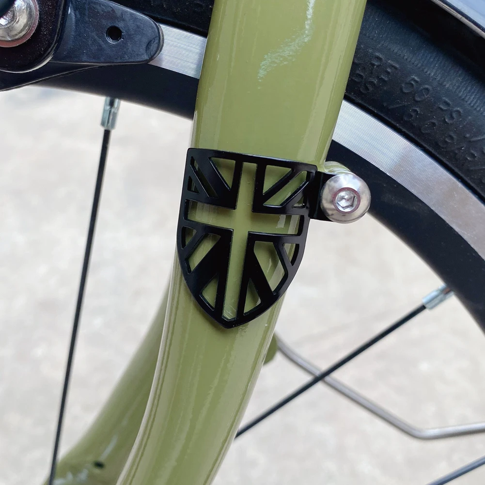 Dviračio priekinės šakės apsaugos pertvara plokštės tuščiaviduriai brompton dviračių stabdžių linijos apsaugos Lengvas Stabdžių Linija Raštas
