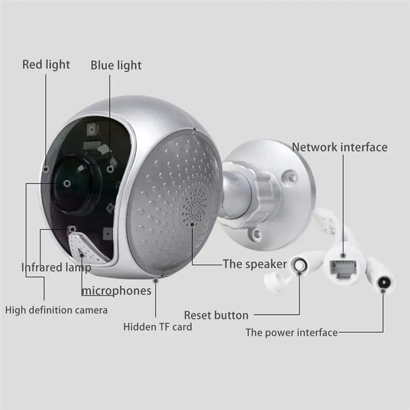 1080P PTZ IP Kamera, Wifi Kamera, Vandeniui 120° Plataus Kampo Stebėjimo Smart Home Tinklo Belaidžio Camaras De Vigilancia Con Wifi