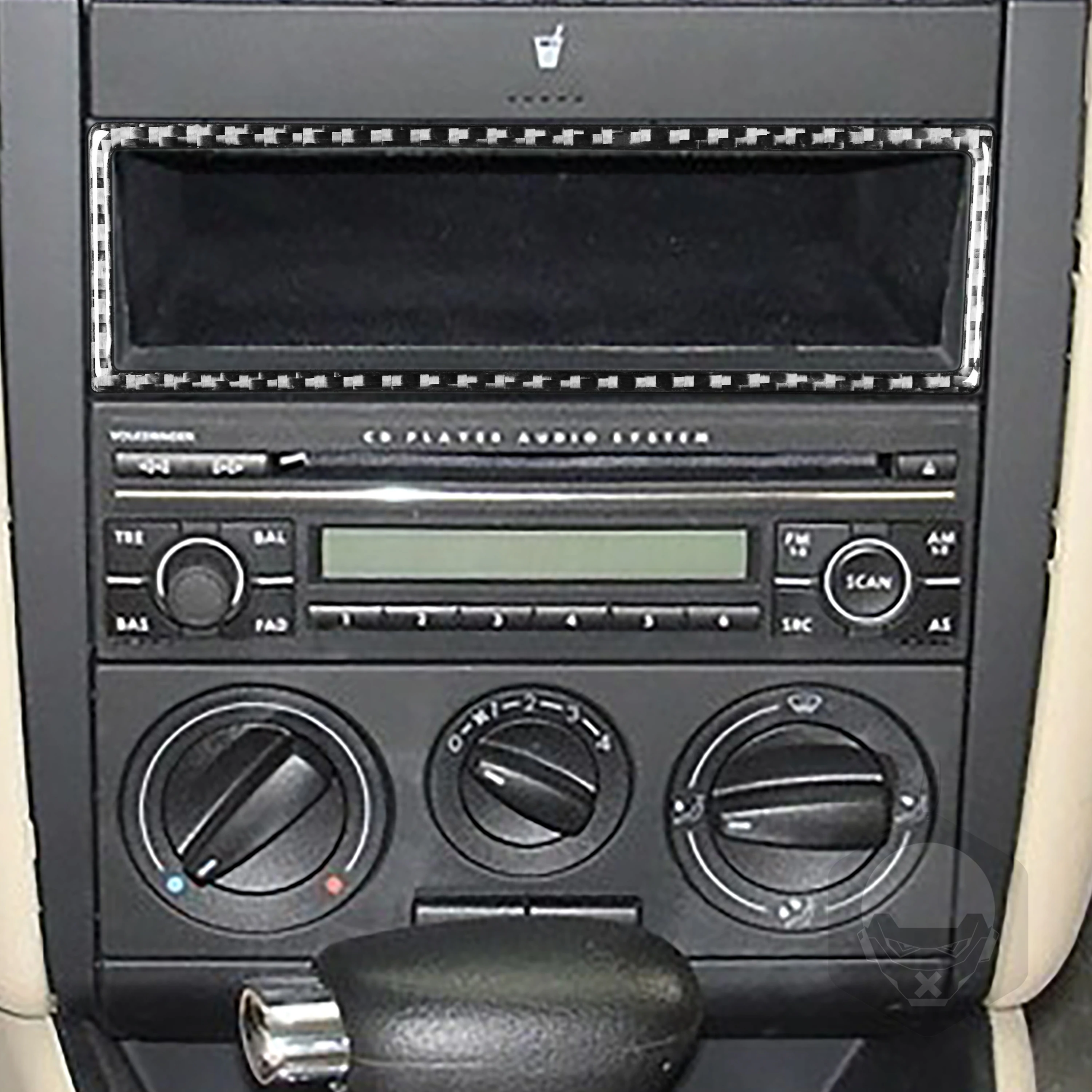Automobilio Anglies Pluošto Interjero CD Skydelis Saugojimo Rėmo Dangtis Apdaila Įklija, Golf 4 Ir Jetta Bora MK4 R32 GTI 1999-2004 Priedai
