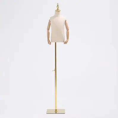 6-8 metų moterų kūno manekenas, siuvimo vaiko drabužius,su ranka busto suknelė putų lėlės stovi masto Jersey krūtinė,minil 1pc D243