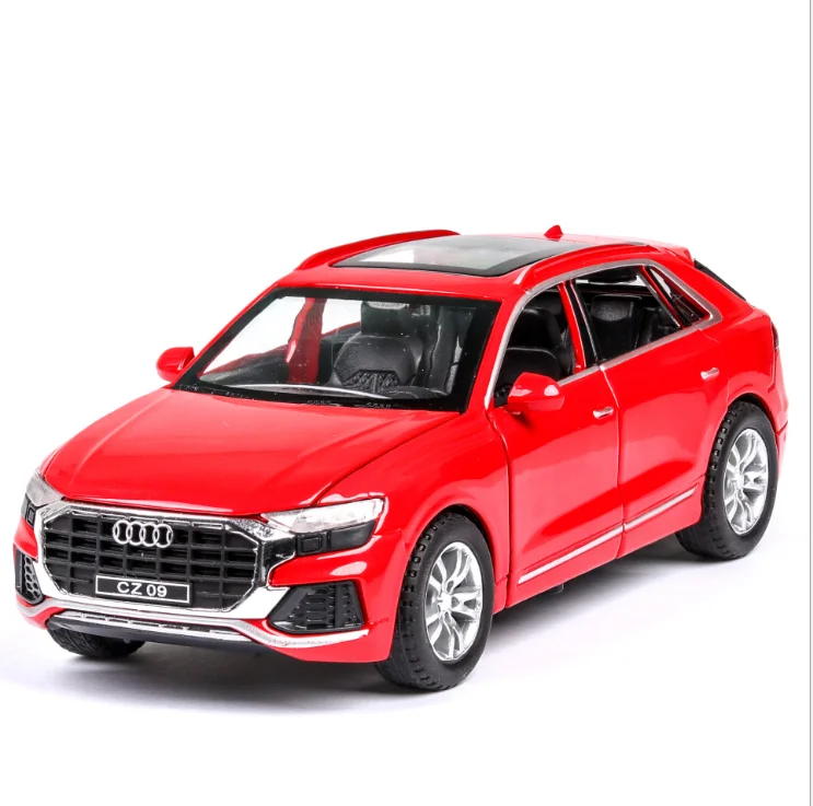 1: 32 Audi Q8 Modeliavimas Lydinio Vaikų Žaislas Automobilio Modelį Su Garso Ir Šviesos 6 Durų Atidarymo Vaikų Gimtadienio Dovana Juoda