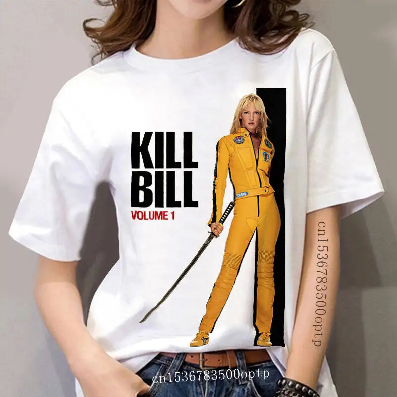 Visų dydžių S...5XL Nužudyti Bilą prieš 5 T-shirt geltona plakatas