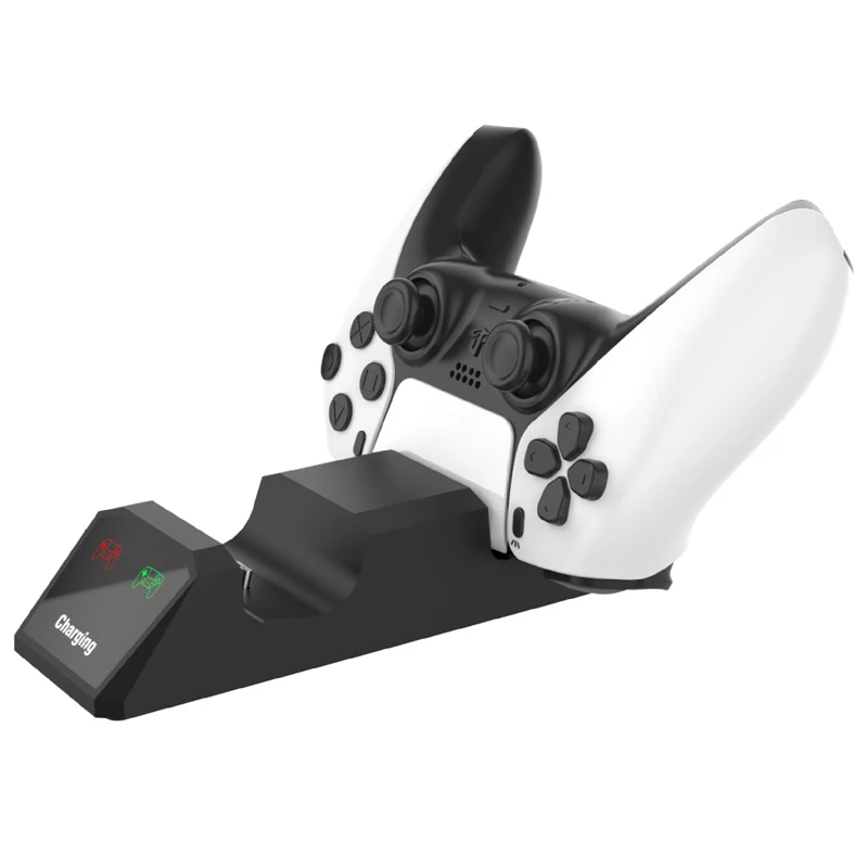Dual Greitas Įkroviklis PS5 Gamepad Valdytojas Įkrovimo Stotis Stovėti PS5 Kreiptuką