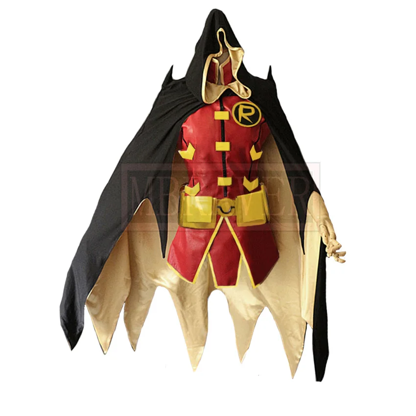 Superherojus Red Robin Tim Drake Damian Timmy Helovinas Cos Cosplay Kostiumų Užsakymą Pagaminti Bet Kokio Dydžio