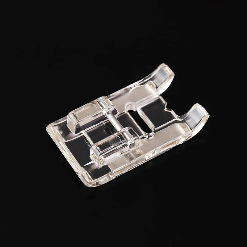 1pcs skaidraus plastiko mados modelio siuvimo mašina pėdelės Satino Siuvinėjimo pėdelės