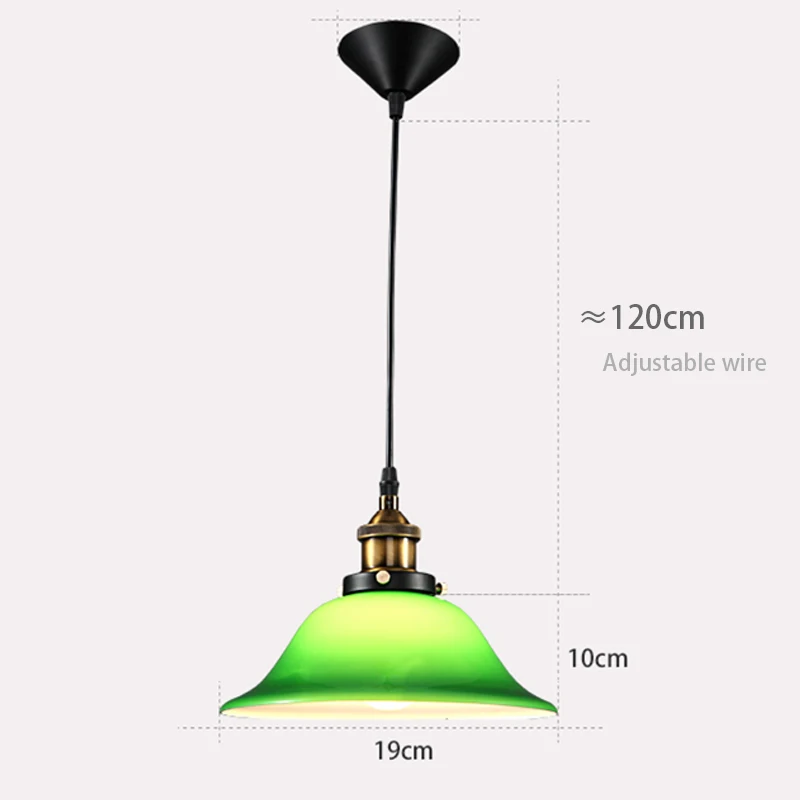 Žalias pakabukas šviesos laido retro apšvietimo decoracion moderno virtuvės šviestuvas, patalpų lempos lampe de chevet de chambr HPD-084