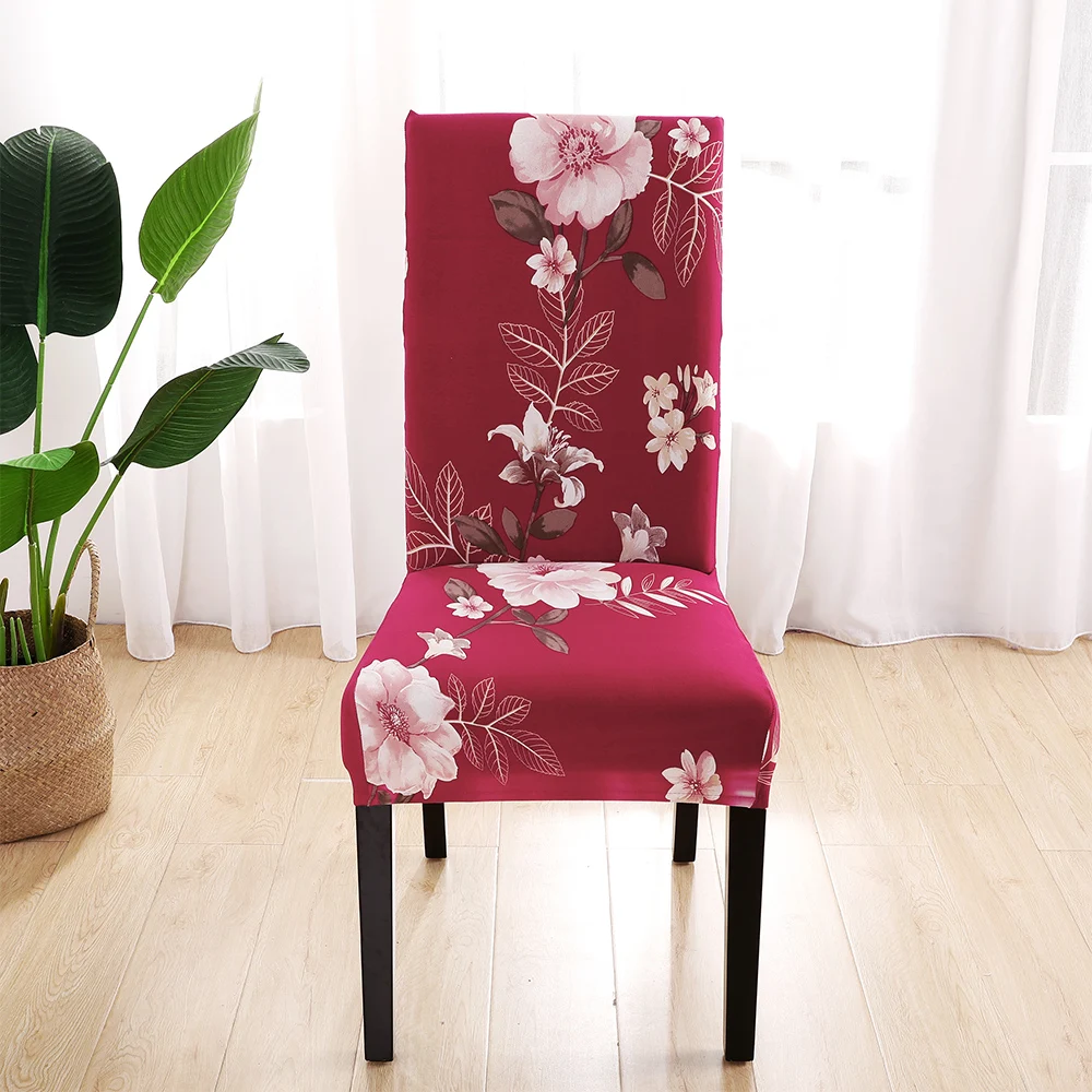 Spandex Kėdė Padengti Spausdinti ruožas kėdės Apima Nuimamas Plaunamas -purvinas kėdė padengti virtuvės vestuvių fundas sillas
