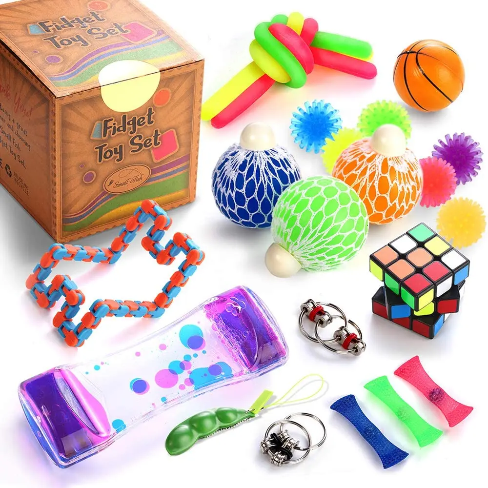 Jutimo Fidget Žaislų Paketas, skirtas Vaikams ar Suaugusiems Fidget Žaislų Paketas Vertus, Žaislų, Stresas, Nerimas Reljefas Žaislų Rinkinys ADHD