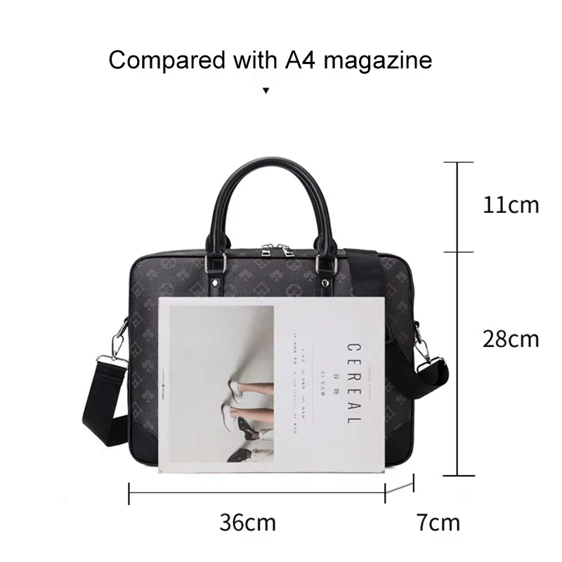 Prabanga, mados, laisvalaikio vyriški maišelį 2021 spausdinti oda verslo portfelis vyrų ir moterų krepšys 15 colių nešiojamas peties