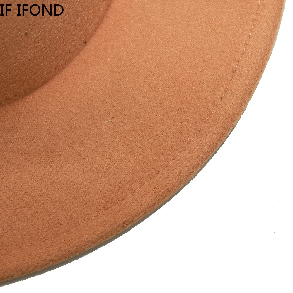 Fedora Skrybėlės Vyrai Moterys 8.5 CM Pločio Kraštų Vilnos Veltinio Džiazo Skrybėlės 2021 Britų stiliaus Suknelė Oficialų Panama Kepurė
