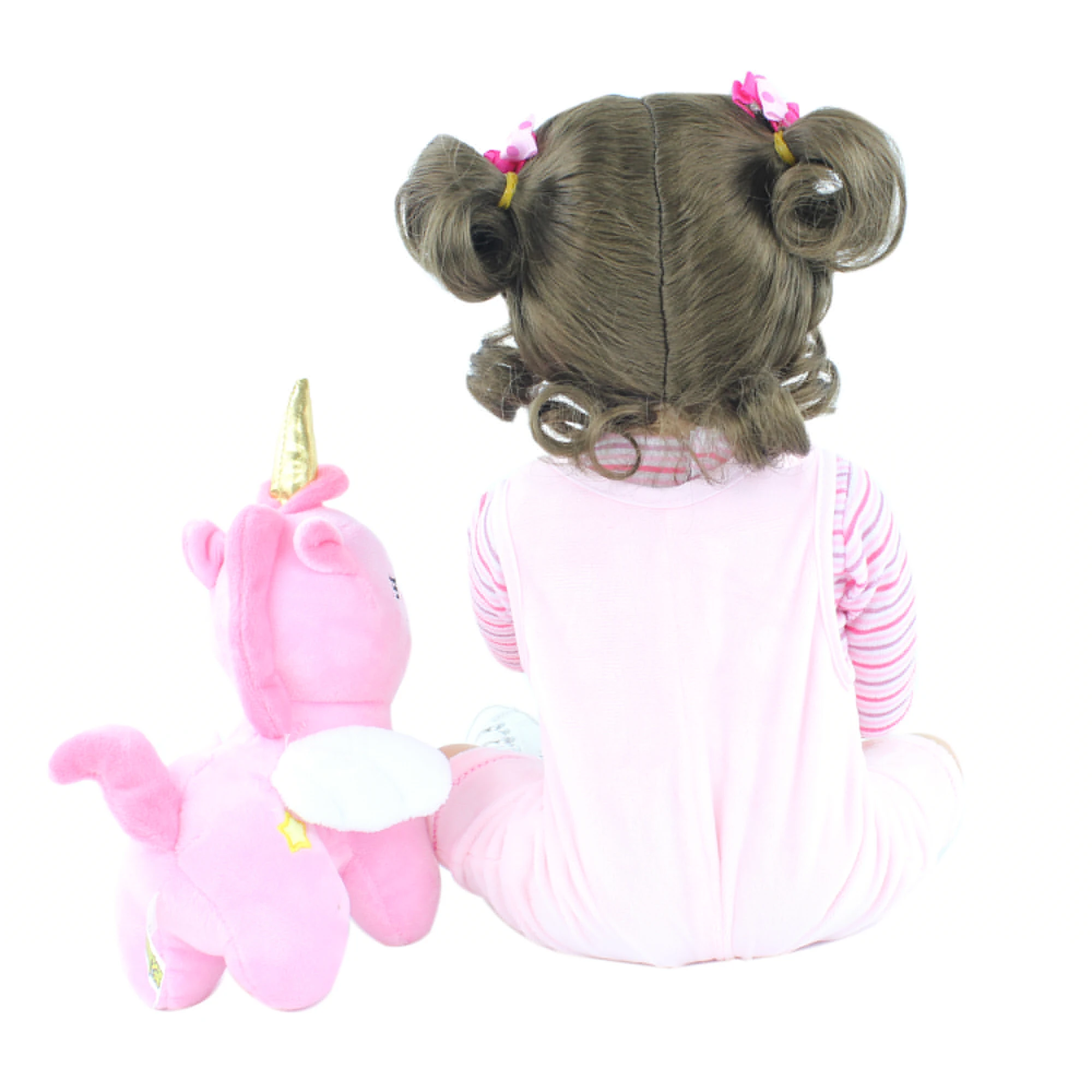 55 CM Visas Silikono Atgimsta Mergina Lėlės Žaislas Vaikui 22 colių Princesė Kūdikių Dress Up Boneca Vaikas, Gimtadienio Dovana Metu