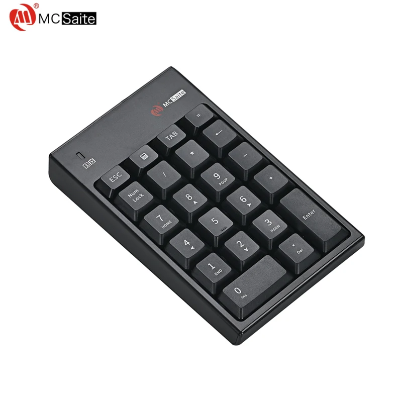 Belaidė skaičių klaviatūra 22-raktas su ESC skaičiuoklė TAB = funkcinį klavišą MC-61AG belaidė klaviatūra