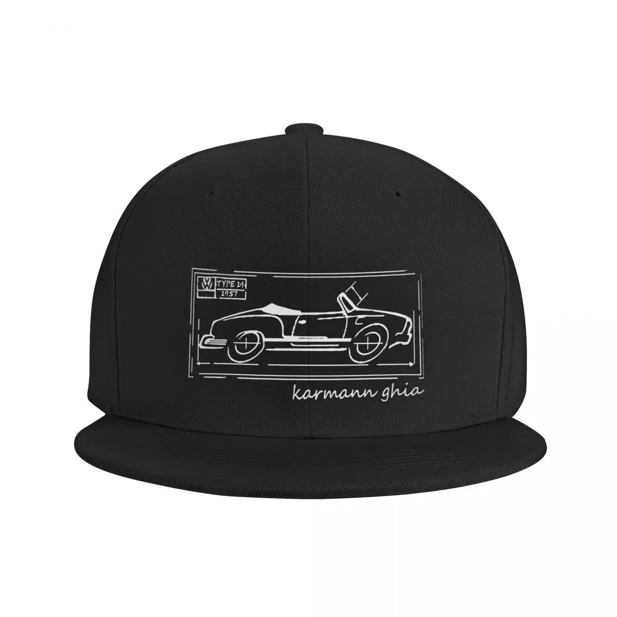 Karmann Ghia Tipas 14 Blueprint Stiliaus Dizainas Beisbolo Kepuraitę Panamos Skrybėlė Kibiro Kepurę Sporto Beisbolo Kepuraitę Golfo Skrybėlę