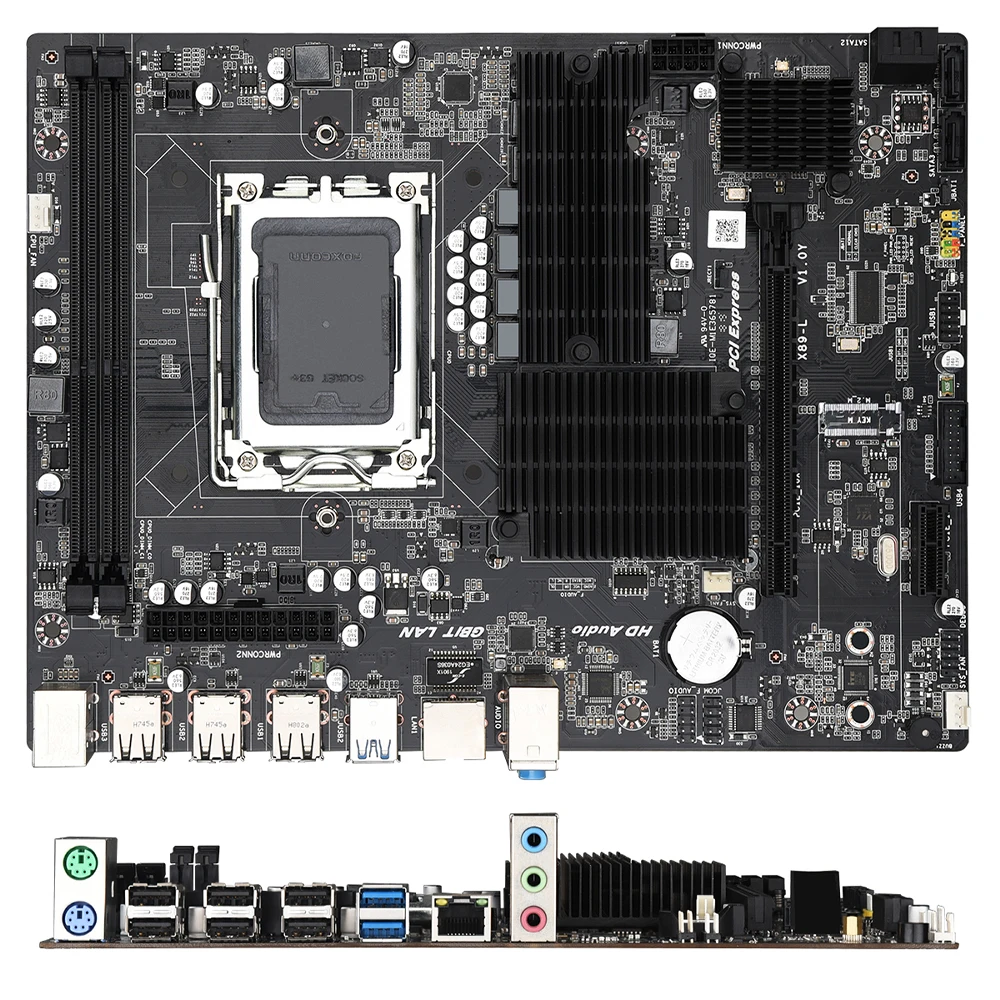 JINGSHA AMD X89 G34 Lizdą pagrindinėje Plokštėje rinkinys su AMD Opteron 6176 cpu ir 2*4GB 1333MHZ DDR3 ECC REG Atmintis