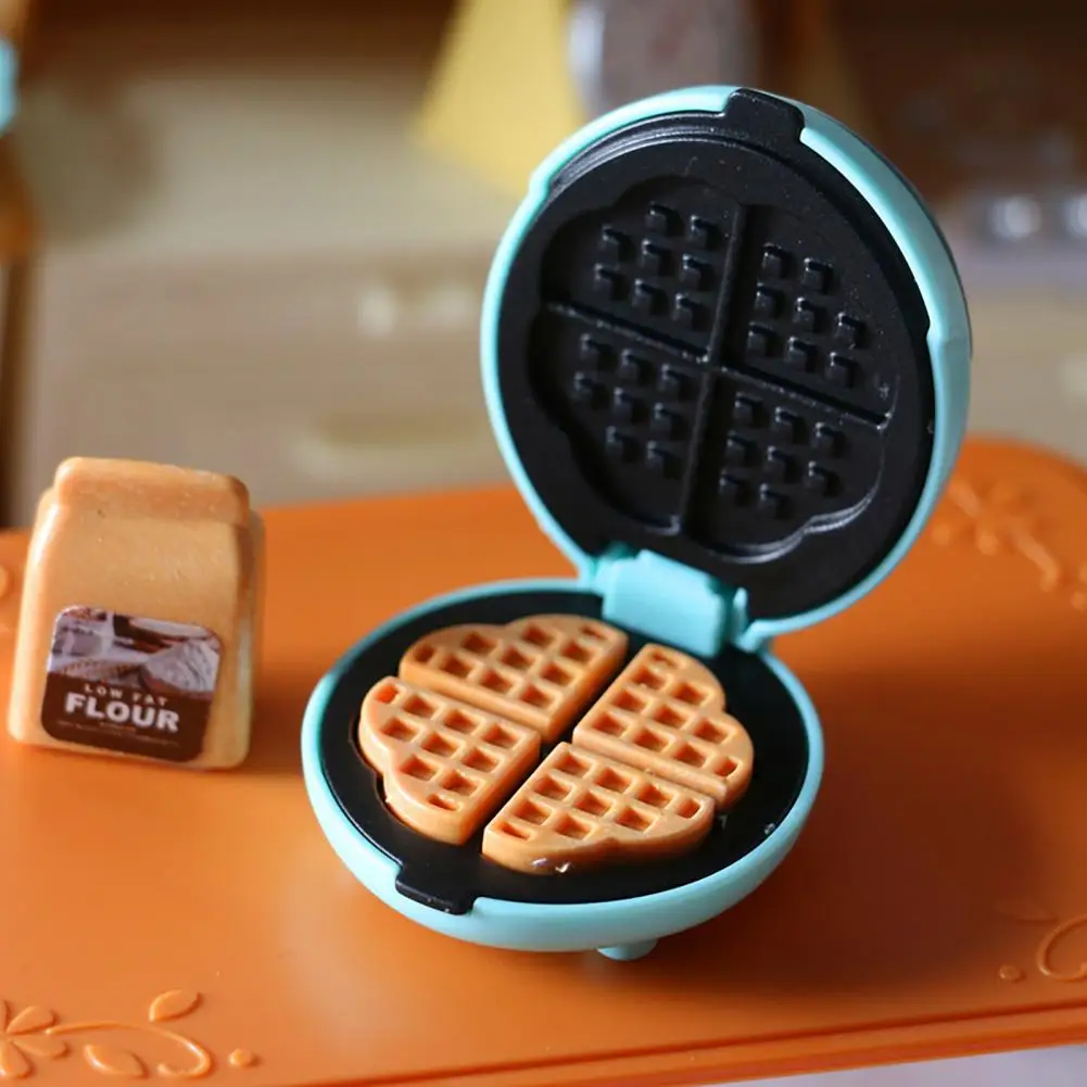 7Pcs/Set Miniatiūriniai Skrudintuvas Mielas Realus Plastiko Mini Duona Pliurpalas Mašinos Modelis Pramogų Lėlių Virtuvės Žaislas Amatų