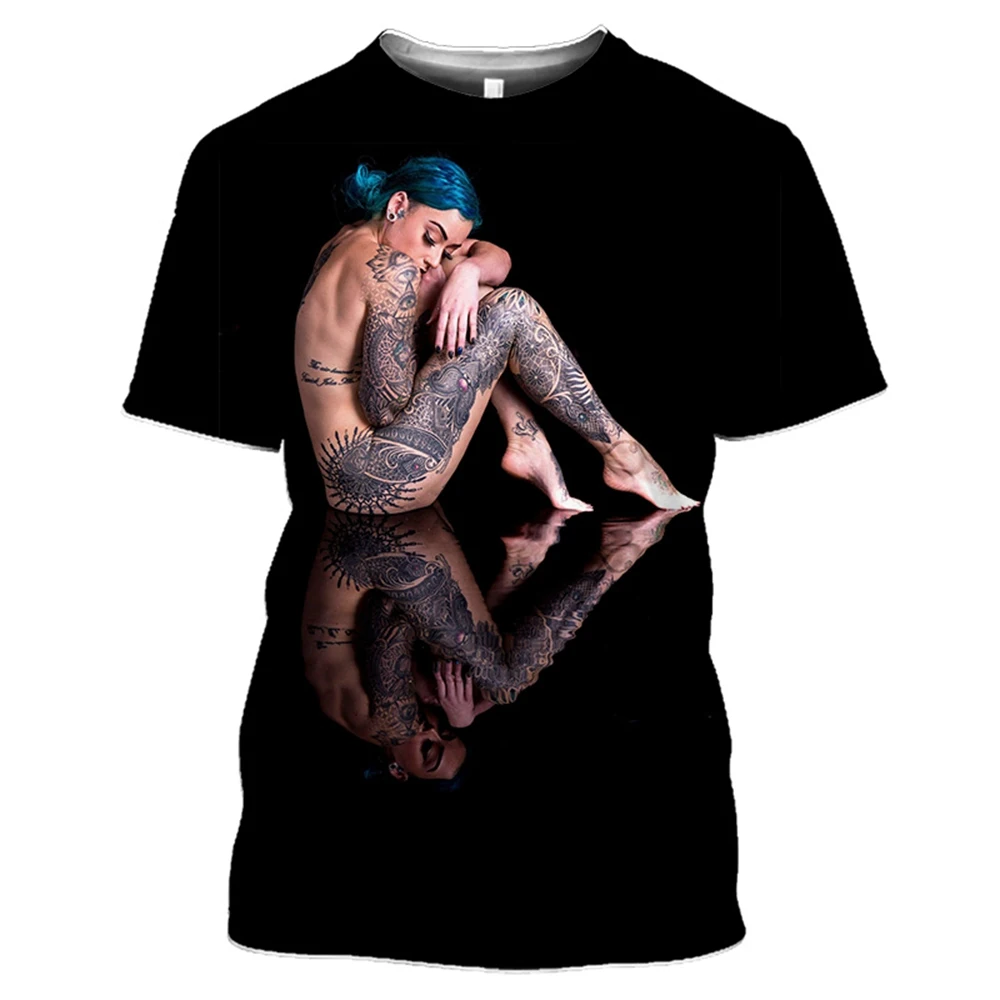Unisex 3D Atspausdintas Marškinėliai Vyrams, Moterims Seksualus Deivė Harajuku T Marškinėliai Vyrams Mados Atsitiktinis Streetwear Hip-Hop ' O-kaklo Marškinėliai Drabužių