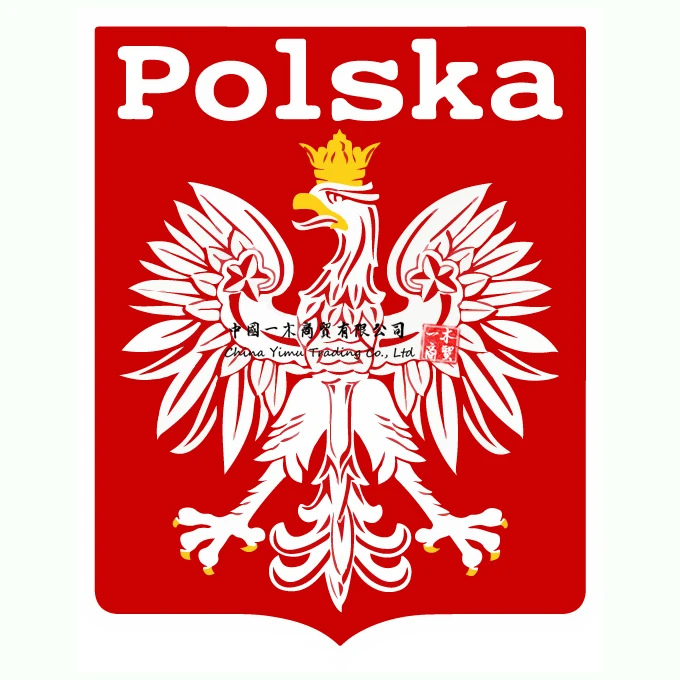 Įdomu Reikmenys, Automobilių Lipdukas Vėliava, herbas Lenkija Vinilo Padengti Įbrėžimams atsparus Vandeniui PVC Lipdukas lenkijos logotipas