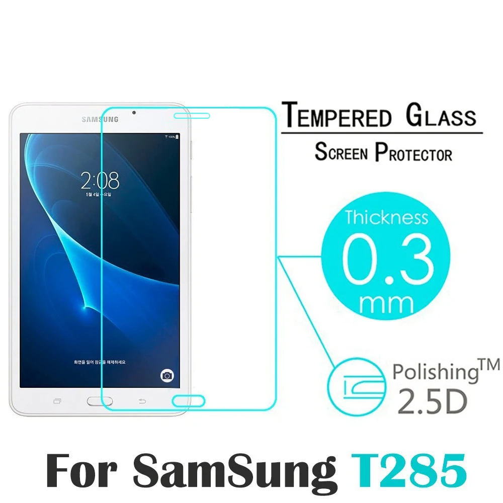 Grūdintas Stiklas Samsung Galaxy Tab 7.0 2016 SM-T280 SM-T285 T280 T285 Screeen Raštas 0,3 mm 9H HD Skaidrus Tabletės Plėvelė