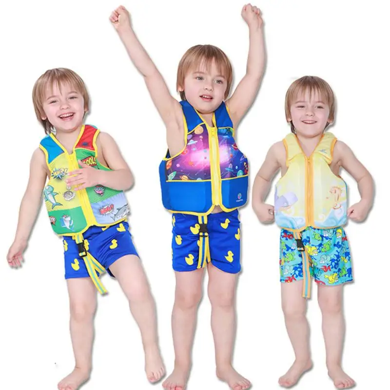 2020 Naujų Vaikų Plaukimo Kostiumas be Rankovių, gelbėjimosi Liemenės Preservers Maudymosi Liemenės Vandens Sportui Vaikų Vasaros gelbėjimosi Liemenė