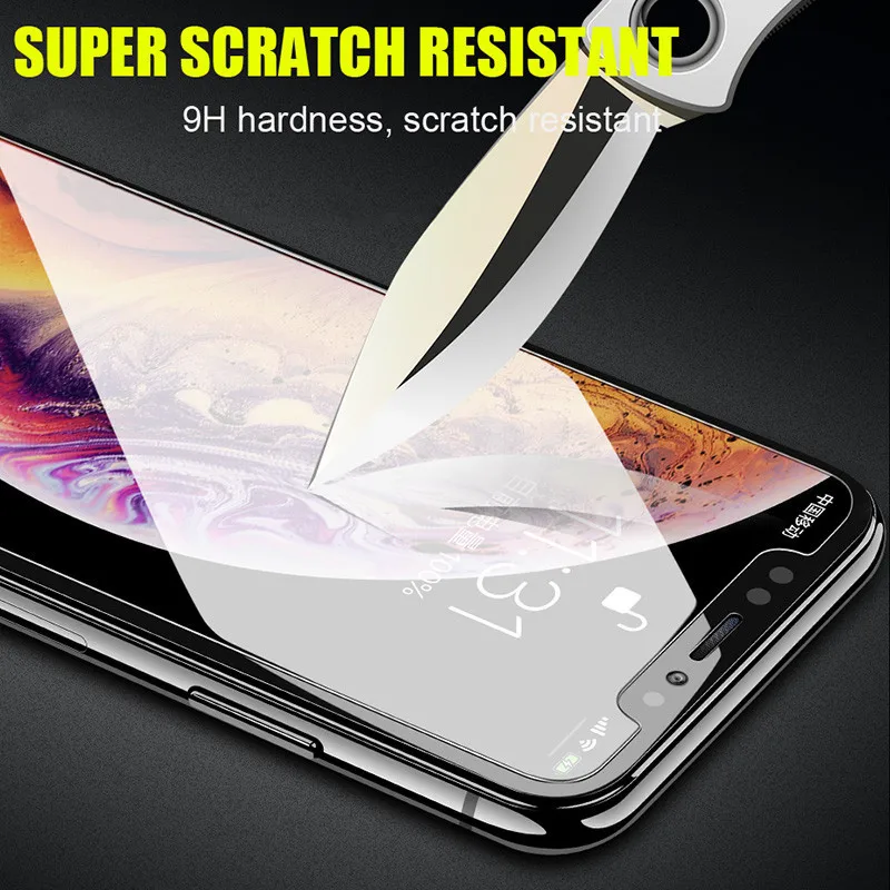 3PCS Grūdintas stiklas iPhone XR se 2 7 8 Plius 12 11Pro Max screen protector Apsauginė Stiklo Plėvelė iPhone 12 X XS Max stiklo