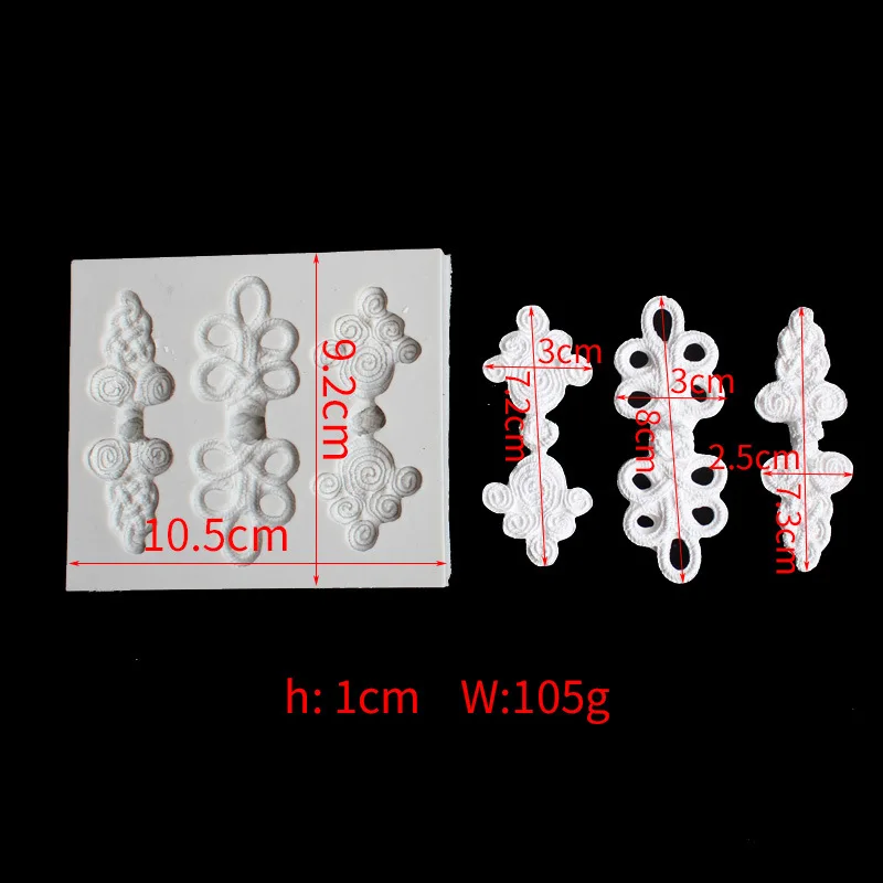 Kinijos mazgas silikono formos 