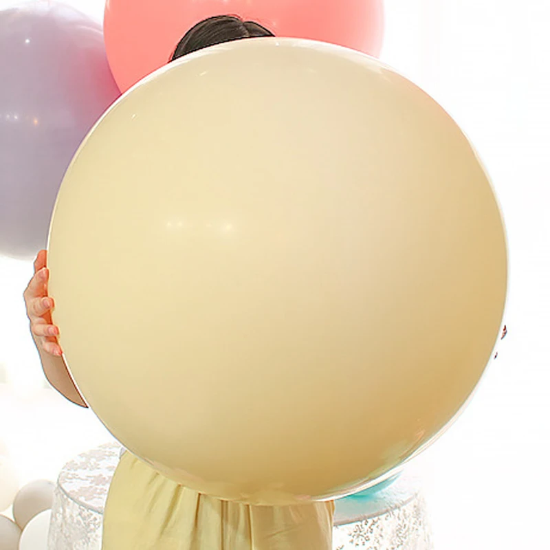 18inch Didelis Pastelinių Apvalūs Balionai Didelis Gimtadienio Oro Helio Matinis Macaron baloons Arkos Apdaila Vestuvių Baby Shower