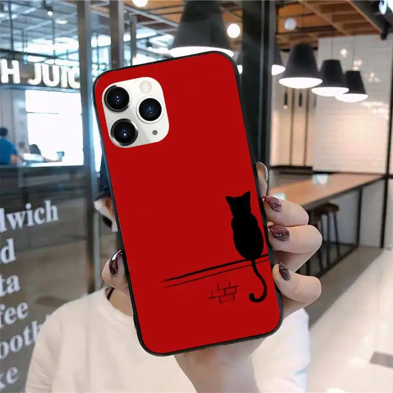Gyvūnų Raudona Fundas mados Telefono dėklas skirtas iPhone 11 12 pro XS MAX 8 7 6 6S Plus X 2020 XR Mini