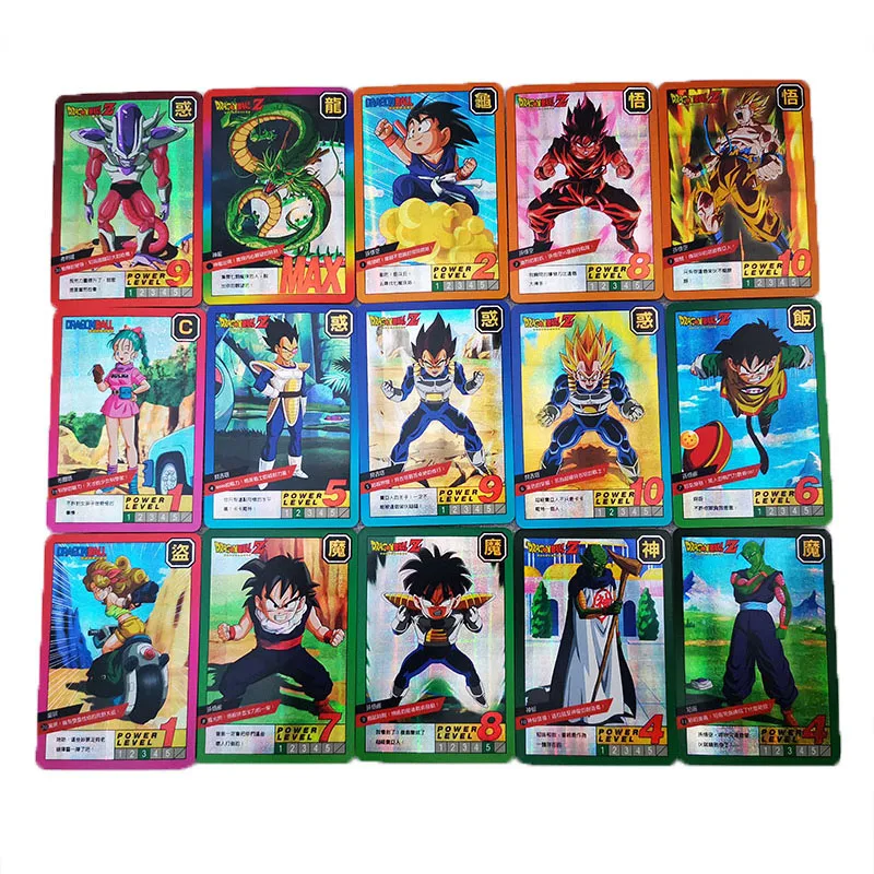 Nauja Originali Limited Edition Dragon Ball Super Z Pledas Flash Kortelės 54 Kortelių Kolekcijas stalo Žaidimas, Žaislai Vaikams