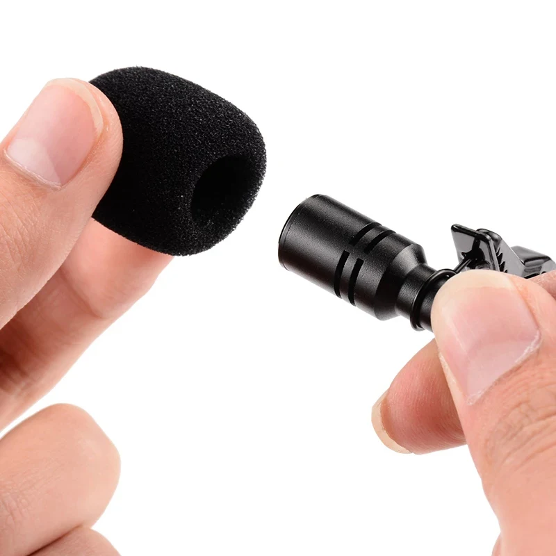 1,5 m Mini Nešiojamieji Lavalier Microphone Kondensatoriaus Clip-on Atvartas Mic Laidinio 3.5 mm Mikrofo Microfon Už Telefoną, Nešiojamąjį KOMPIUTERĮ