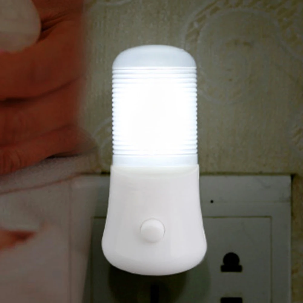 LED Naktį, Šviesos, 3W Sieninio Lizdo Prijungtas 4 šviesos diodai (Led Įjunkite Nakties Šviesos Naktiniai staleliai, Lempa su On/Off Jungikliu, Miegamojo, Naktiniai staleliai, Lempa