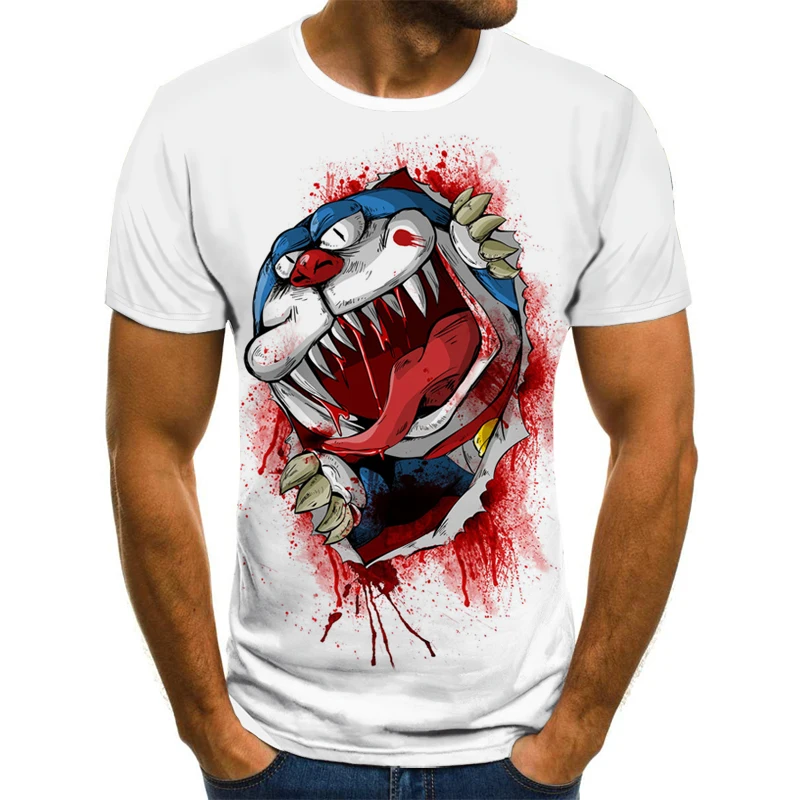 2021 vasaros stiliaus vyrų, moterų mados trumpas rankovės juokinga t-shirt 3d spausdinimo atsitiktinis marškinėliai žvejybos 3DT-shirt XXS-6XL