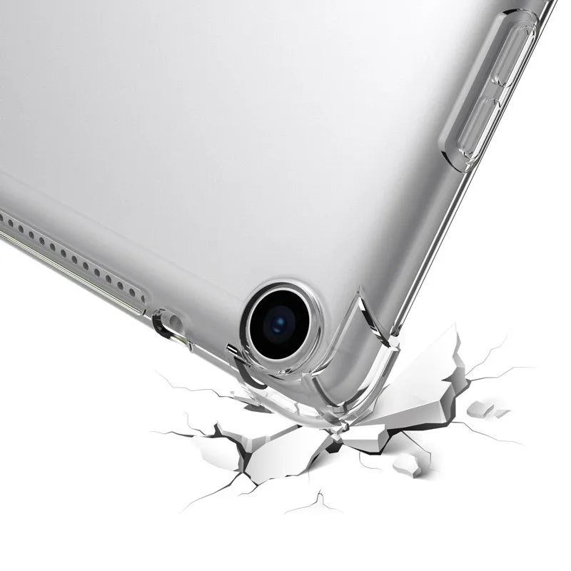 Dangtelis Skirtas Samsung Galaxy Tab 7.0 Tablet Atveju TPU Silicio Skaidrus SM-T280 SM-T285 7.0