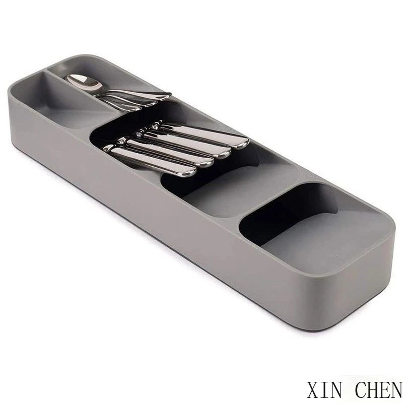 Šaukštas peilis ir šakutė atskirti talpinimo Virtuvės indai, rūšiavimo, saugojimo box Stalčius stalo įrankių dėklas stovas