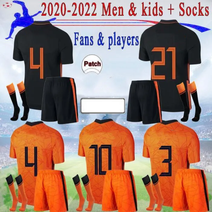 Vyrai ir vaikai 2021 Nyderlandų futbolo marškinėliai Sirgaliams ir žaidėjams versija maillot de koja Marškinėlius 2021 camiseta de kolumbijos Olandijoje