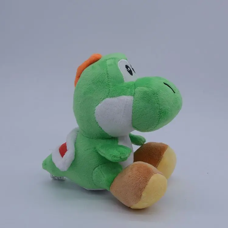 16CM Žalia Yoshi Dinozaurų Minkštas Pliušinis Lėlės Vaikas Žaislas