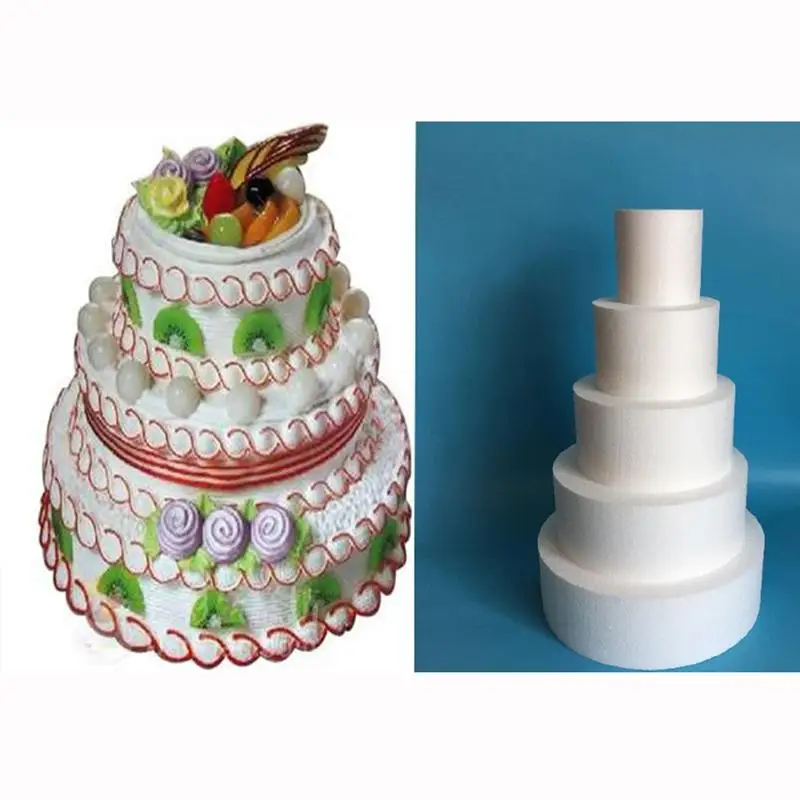 3pcs Apvalus Tortas Putų Mini Manekeno Tortas Vestuvių Langas Minkštas Tortas Dekoravimo Praktikos Formų Virtuvės Valgių Tiekimas