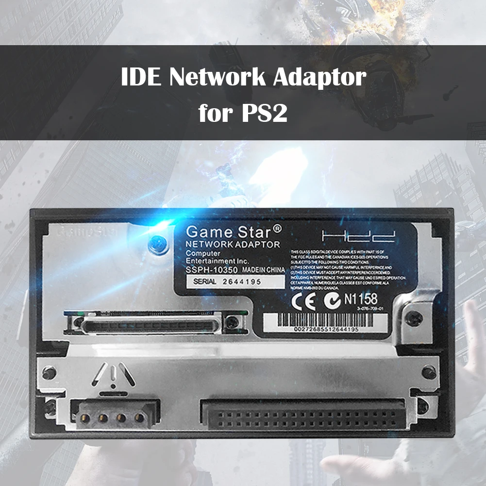 Tinklo plokštė Lengvas Žaidimas, Žaisti Elementai, SATA/IDE PS2 Žaidimų Konsolės 2.5/3.5 colių SATA HDD Lizdas Adapteris