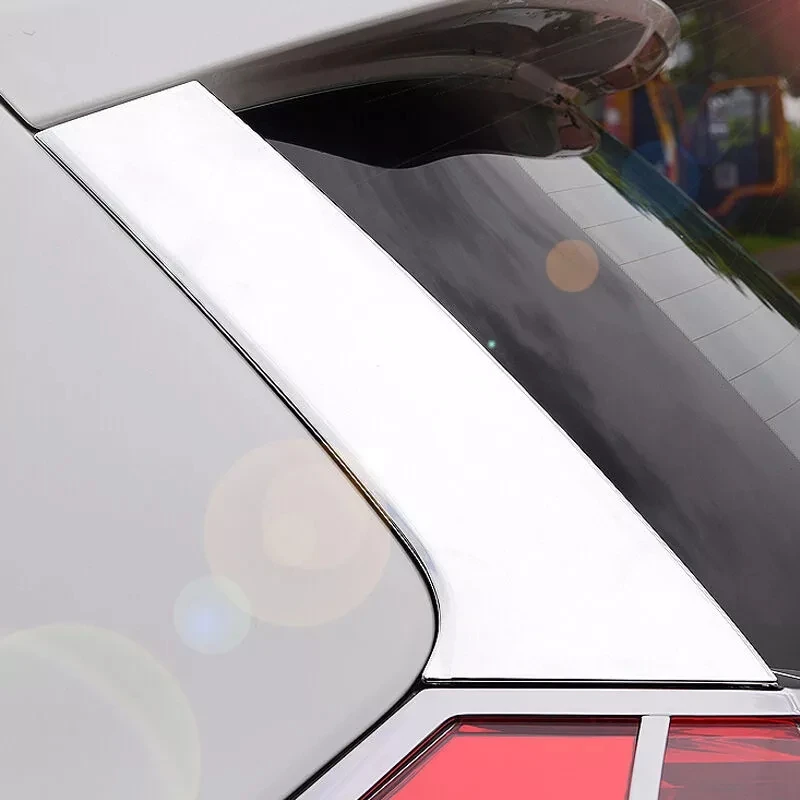 2vnt Nerūdijančio plieno Nissan X-trail Xtrail T32 Nesąžiningi M. 15 16 17 2018 Automobilio Galinio Lango Stiklas Pusėje Ramstis Sparno Dangčio Apdaila