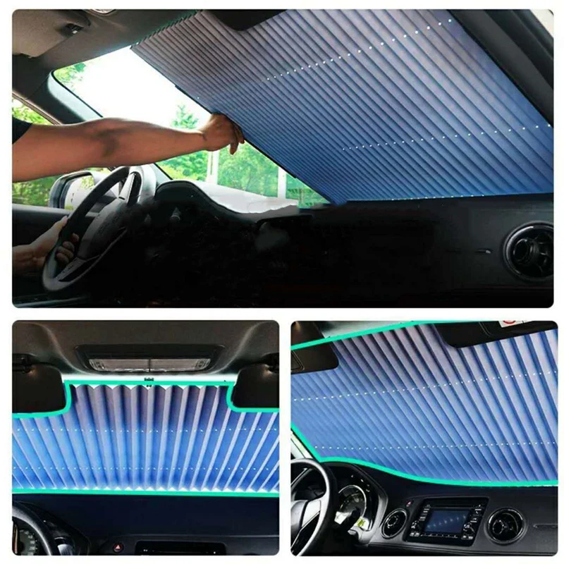 Automobilių Stiklų skėtį nuo saulės Padengti Bagažo Auto Skydelio Sunblind Priekinio stiklo Apsauga nuo Saulės, Automobilio Galinio Lango UV Protector