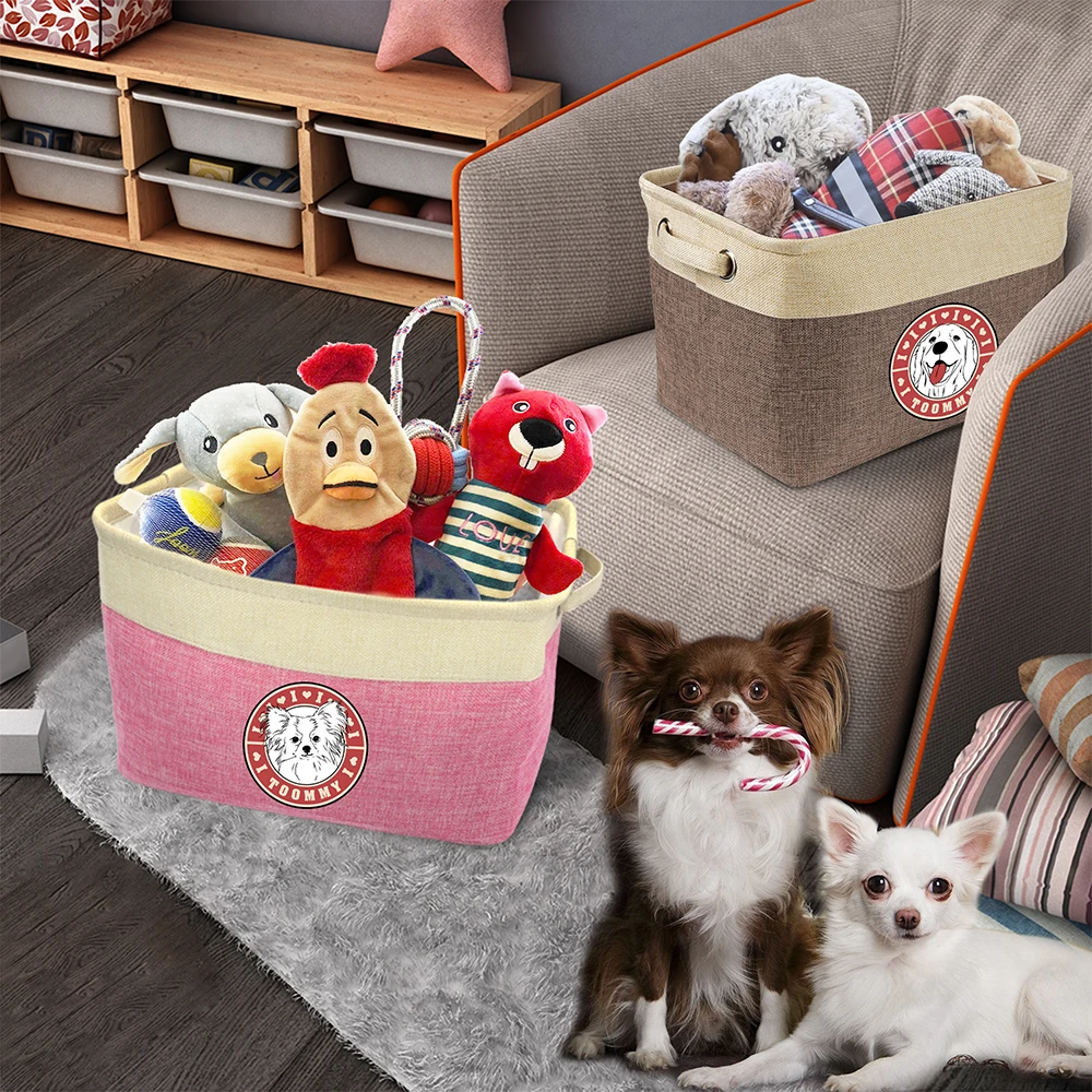 Custom Drobės Šuns Žaislas Priedų Saugojimo Dėžės Asmeninį Išardomi Organizatorius Saugojimo Krepšys Langelį Vaikas Naminių Žaislų, Naminių Reikmenys