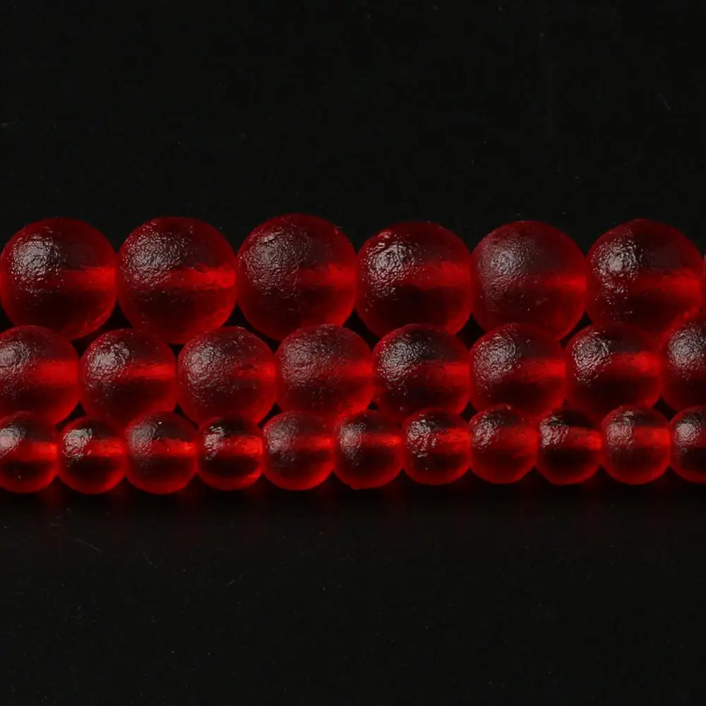 Raudona Moldavite Energijos Kristalų Apvalūs Karoliukai Matinis čekijos Energetikos Stiklo Karoliukai Papuošalai Priėmimo 