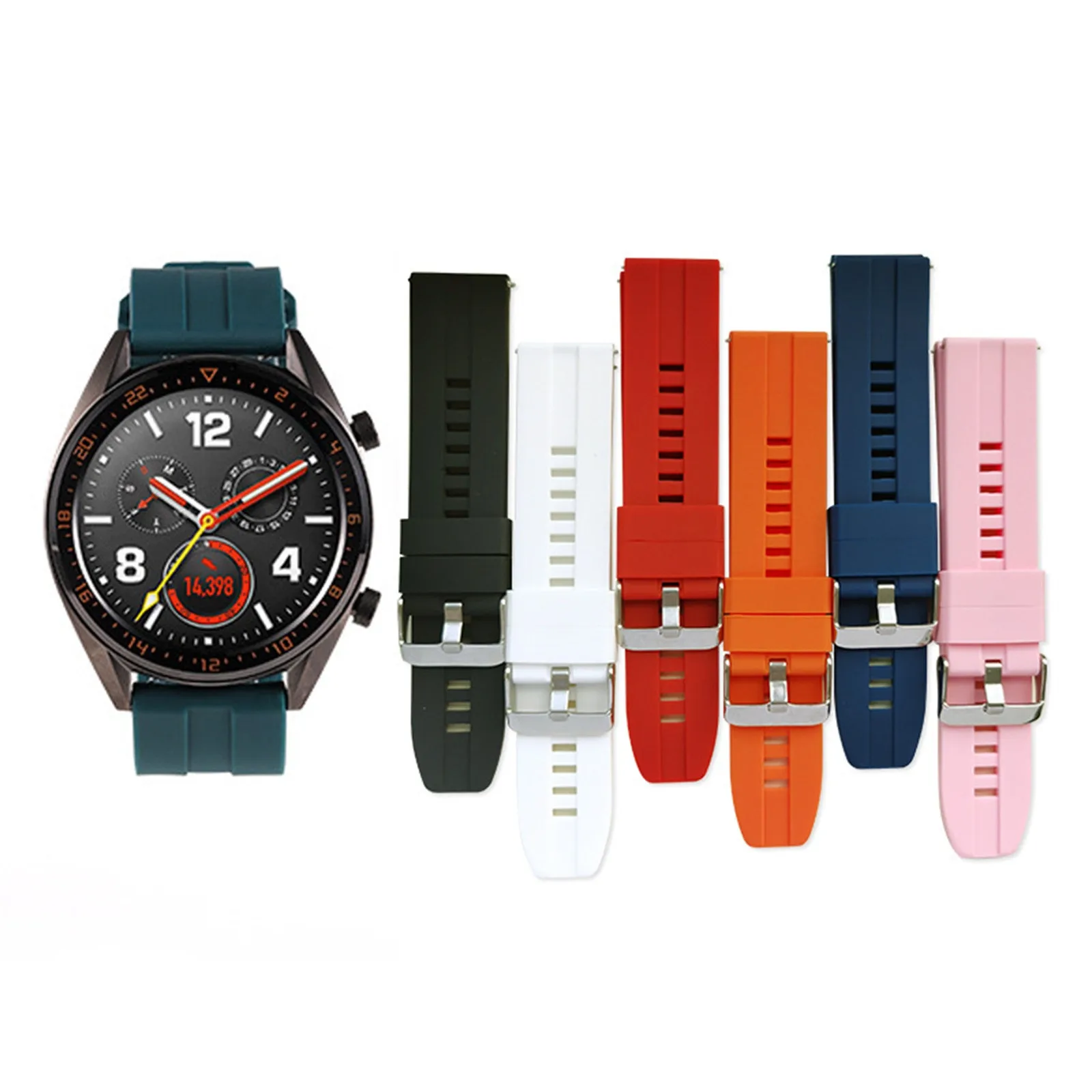 Smart Priedai Smartwatch dirželis Nauja Mada Sporto Patvarus Silikono Juosta Spalvingą Apyrankę, Dirželį Smart Žiūrėti L16 22MM