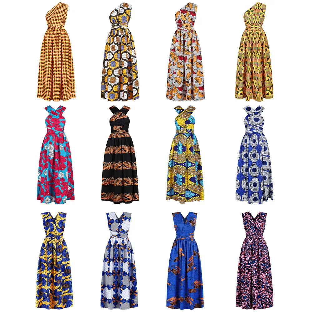 Įvairių Afrikos Suknelė Plius Dydis Moterų 