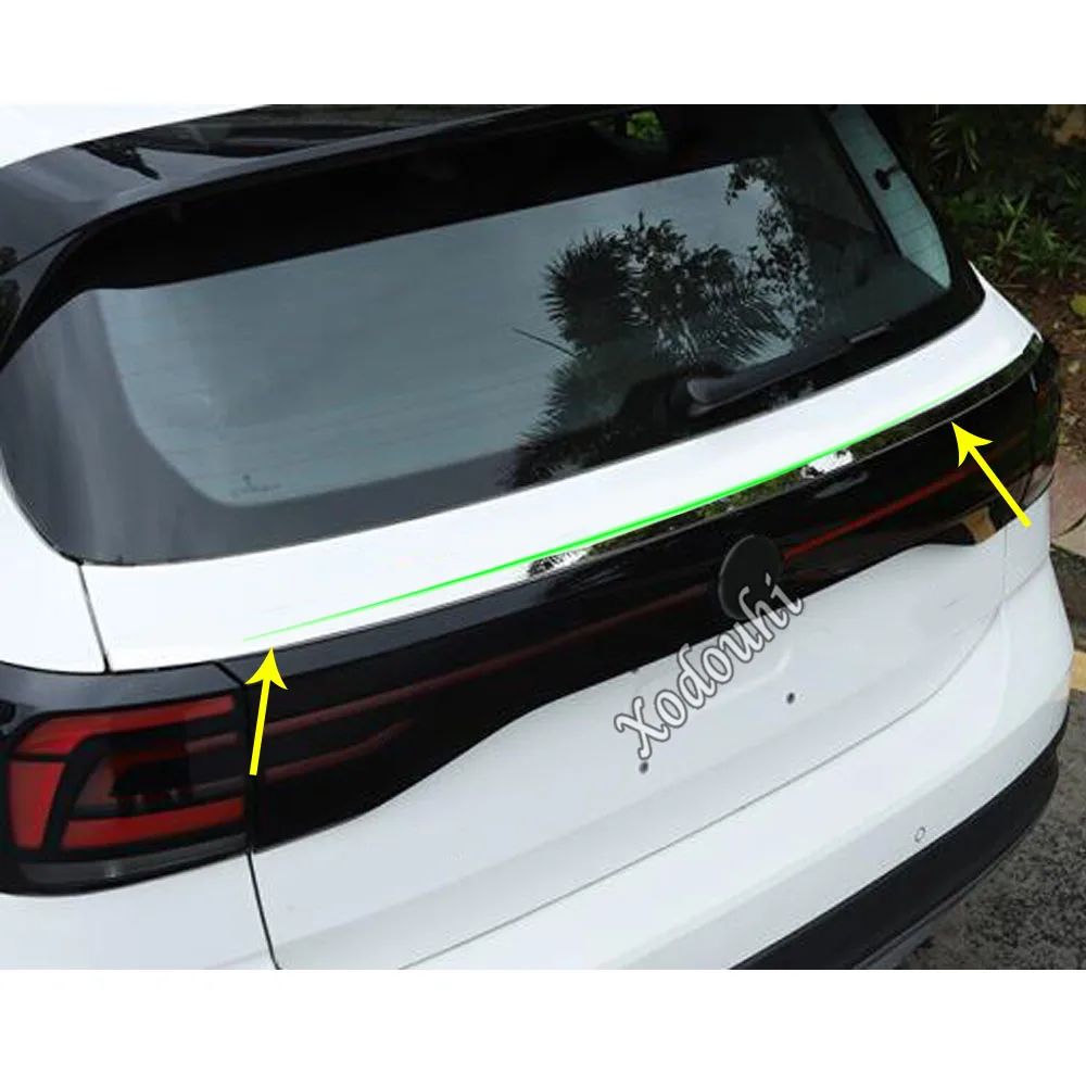 Automobilių Galinis galines Duris Licencijos bagazines dangtis Bamperis Rėmo Plokštės Apdaila Stick Kamieno Gaubtai Volkswagen VW T-kirsti Tcross 2018 2019 2020